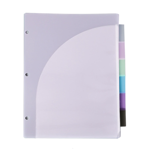 Water Resistant Folder 6 Colored Sorting Pocket Expanding File Folder Portable Letter Size Document Organiser for Office