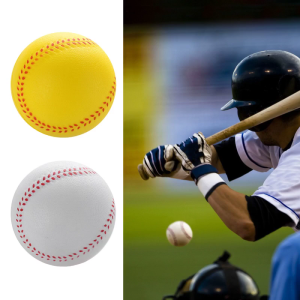 Standard Unmarked Elastic Solid Baseball PU Leather Baseball for Sports Training Competition Durable Sports Game Balls