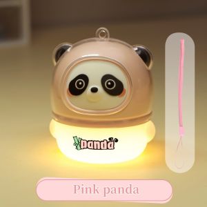 Cute LED Panda Night Light Cute Animal Panda Cartoon Night Light Desktop Decoration USB Charging Childrens Bedroom Night Light Childrens Gift