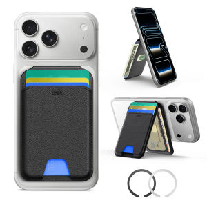 ESR for Aura MagSafe Wallet Vegan Leather 5 Card-Holder Adjustable MagSafe Wallet for women for iPhone 17/16/15/14/13/12 Series