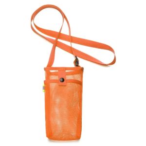 HJKL ตาข่าย ฝาครอบขวดน้ำกีฬา พร้อมสายรัด แบบพกพา กระเป๋าใส่ถ้วย ผู้ให้บริการที่มีฉนวน มองเห็นได้ กระเป๋าโทรศัพท์มือถือ สำหรับการตั้งแคมป์