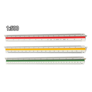 3 Sides Triangular Scale Ruler 30cm Metric Triangular Scale Ruler