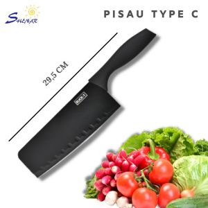 Pisau Dapur Stainless Knife Anti Lengket Tajam Memotong daging/ memotong sayuran/pisau buah/mengupas