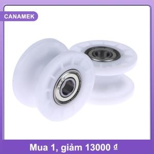 【CANAMEK】 1 cái cơ khí ròng rọc rãnh bánh xe 608ZZ kép mang lăn ròng rọc bánh xe Vòng Bánh xe lăn 8x42x24 Mét