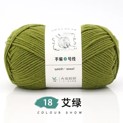 Len Yaoh Wool 100 gram đan móc khăn áo mũ mùa đông sợi to 3.5mmnhẹ ấm và xốp