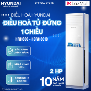 (ĐIỀU HÒA HYUNDAI) ĐIỀU HOÀ TỦ ĐỨNG LOẠI 1 CHIỀU 10HP – 100.000 BTU - HAV-FLC 1000