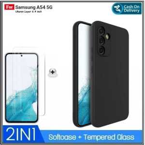 Paket 2in1 Case Samsung A34 5G 2023 / A54 5G 2023 / A23 5G NEW Casing Premium SoftCase Slim Exellent Cover Free Tempered Glass Layar SAMSUNG GALAXY A34 / A54 Murah Pengiriman Cepat Bisa ( COD ) Promo Di AlvaCaseAcc