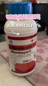 Albendazole 10% Veterinary Dewormer Oral Suspension For Cattle Goats Sheep Swine Dogs & Cats