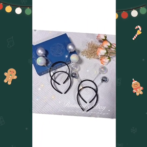 Glittering Hairband Spring Ball Headwear Head Accessory NonSlip Hairhoop For Women Girls Daily Wear Holiday Celebration