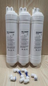 BỘ LÕI LỌC ĐÚC AQUA 123 DÙNG CHO TẤT CẢ MÁY LỌC NƯỚC RO (Hình thực tế của sản phẩm)