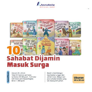 (Isi 10 Buku) Buku Anak 10 Sahabat Dijamin Masuk Surga Buku Cerita Dongeng Anak Muslim Untuk Usia 4-8 Tahun - Ziyadbooks