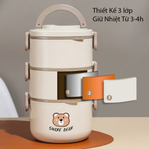 Hộp cơm giữ nhiệt - Hộp cơm trưa văn phòng Inox 304 cao cấp