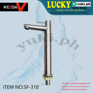 SF-310 SUS304 STAINLESS LAVATORY BASIN FAUCET ( standard single cold )