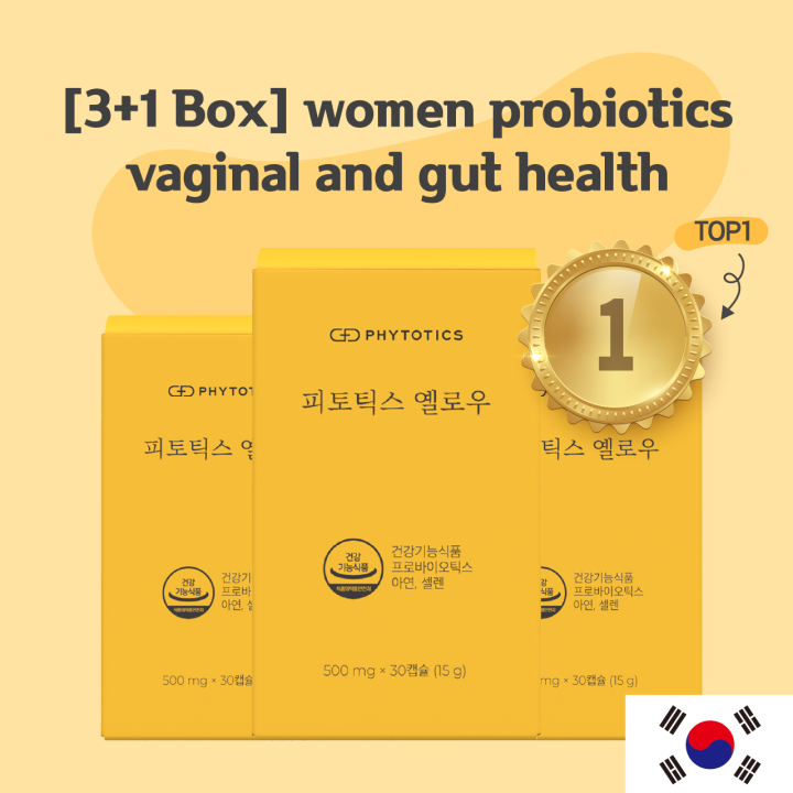Phytotics Yellow Probiotics For Women Vaginal Health And Zinc