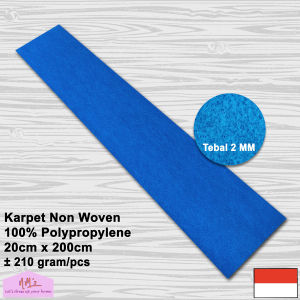 Miralon Karpet polos non woven felt kerajinan tangan anak DIY hand craft bludru 20 cm x 200 cm - NMs