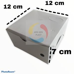 DUS SNACK/KOTAK SNACK SUNATAN HAJATAN POLOS TERSEDIA UKURAN 12X12 12X14 12X16 CM TERMURAH ANGEL