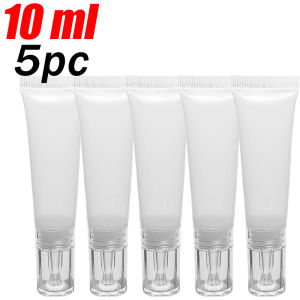 【Perfect Sunfeel】1-10pcs Bottle Empty Toothpaste Tubes Soft Refillable Storage Bottle Plastic Container Portable Travel Packaging Accessories