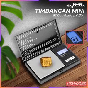 COD Digipounds Timbangan Perhiasan Emas Mini Digital Multifungsi 500g Akurat 0.01g SC 13 VSW0083