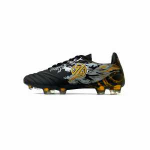 Sepatu Bola Zestien Draak FG Premium Black Gold LZZD10