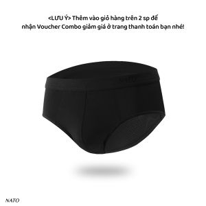 COMBO Quần Lót BRIEF Nam Vải Cotton 100% Thun Lạnh Lưới Lỗ Cao Cấp Màu Đen Xám Trơn Boxer Sịp Đùi Tam Giác Xì Lip Sì NATO