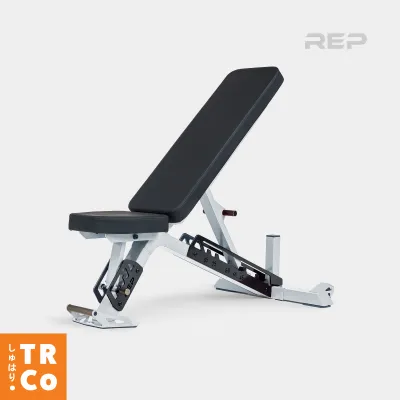REP Nighthawk Adjustable Weight Bench – FID Bench for Home & Commercial Gym Heavy-Duty Steel Compact Vertical Storage