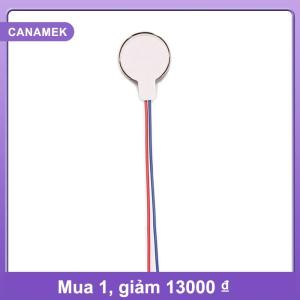 【CANAMEK】 2 pcs 1027 Mini rung động cơ DC 3V 12000rpm đồng xu phẳng loại nút Micro DC rung động cơ cho điện thoại di động điện thoại di động máy nhắn tin