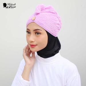Hitjab - Shower Hair Cap Hair Towel Handuk Kepala Keramas Maskeran Wajik