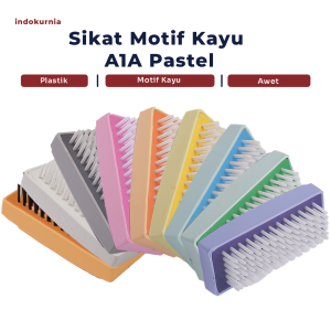 Indokurnia Sikat Model Kayu A1A Pastel