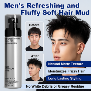 Mens Soft Hair Clay Cologne