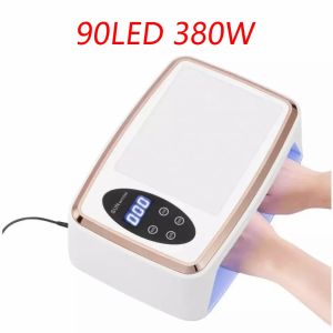 Mate 60 UV Nail Dryer Lamp LED Manicure Lamp 380W High-power Manicure Phototherapy Lamp Quick-drying With Auto Sensor