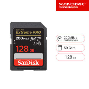 SanDisk Extreme Pro SDXC 128GB SDXXD V30 U3 C10 UHS-I 200MB/s R 90MB/s W 4x6 Lifetime Limited ( SDSDXXD-128G-GN4IN ) ( เมมโมรี่การ์ด เอสดีการ์ด )