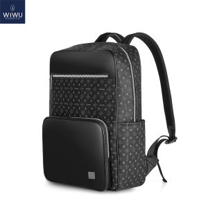 WIWU Laptop Backpack Mens Anti-Theft Backpack Waterproof Fashion Travel Backpacks with Fingerprint Lock Fit up 15.6 inch Laptop