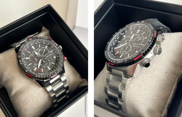 Citizen Promaster Sky Watch Eco-Drive CB5001-57E Black Dial Silver