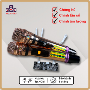 Micro loa kéo UGX21 hợp kim nhôm cao cấp chống hú chỉnh tần số chỉnh âm lượng