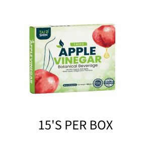 （Ready Stock）Taishin Taiso Apple Vinegar 15 packs Slimming vinegar fat burning slimming