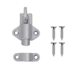 Precisino-Cast Aluminum Alloy Security Automatic Window Gate Lock Spring Bounce Door Bolt Latch