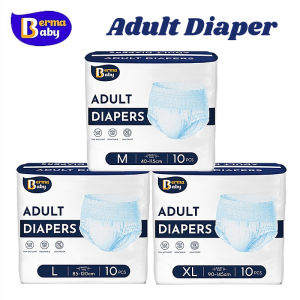 BERMA BABY 20PCS Adult Diaper Disposable Soft Skin Friendly Adult Pull-Up Pants Leak-Proof Fast Absorption Pant M/L/XL