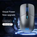 [🇵🇭 Stock&COD] Wireless Mouse For Laptop Bluetooth Mouse Rechargeable Silent Breathing Light 3 Level Adjustable DPI 800/1200/1600 Battery Indicator Ergonomic mouse With USB Receiver. 