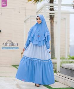 GAMIS ATHALLAH NOURA SET HIJAB DEWASA TERBARU