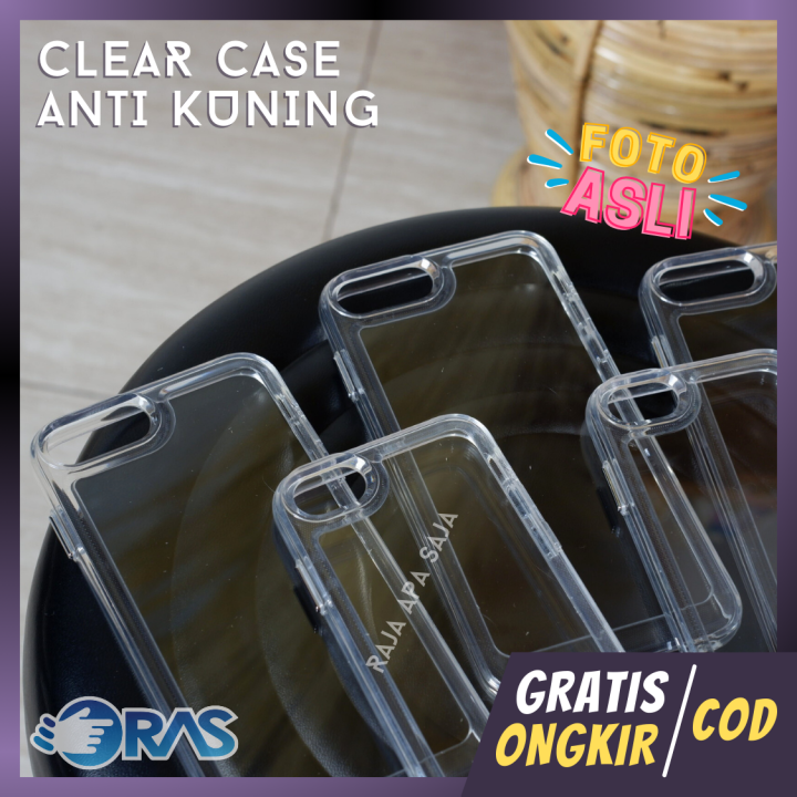 Softcase IP 7+ 8+ Plus Anti Kuning Yellow Bening Clear Silicon