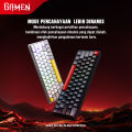 GAMEN Titan V All-New Titan Series Keyboard Gaming Mechanical Compact and Portable Keyboard 63 Keys 60% Layout Pluggable Port Type-C Blue Switch Wired RGB Light LED Light PBT Keycaps Backlight Original PC Laptop - Garansi 1 Tahun. 