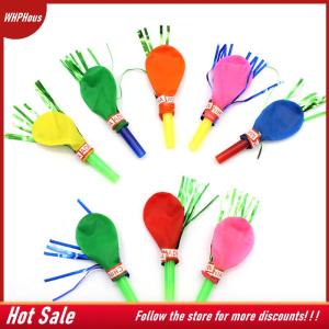 【COD】🔥🔥🔥 50PCS Colorful Blowouts Whistle Blowing Dragon With Balloon For Kids Birthday Party Favors Decoration Children Toys Supplies