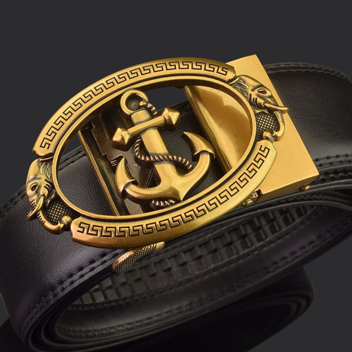 Mens Business Style Belt Designer Leather Strap Male Belt