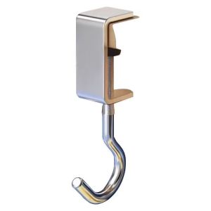 5Pcs Klip Cantolan Tas Universal Gantungan Tas Meja Stainless Serbaguna