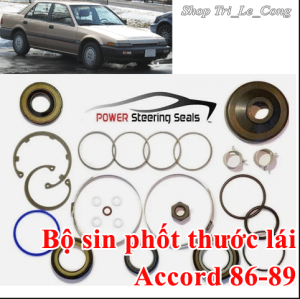 Honda 86-89 87 88 Bộ sin phốt thước lái trợ lực béc phun xăng máy 1.8 2.0 động cơ chế hòa khí mắt ếch cụp hí Accord