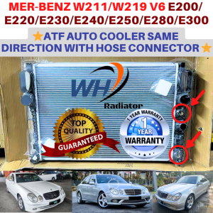 MERCEDES BENZ W211/W219 E200/E220/E230/E240/E280/E300 V6 (26mm)Double Layer TOP QUALITY AUTO/MANUAL Radiator Tangki Air