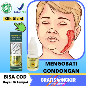 Obat Gondongan Di Leher Gondok Beracun Benjolan Kelenjar Getah Bening - Propolis Sm