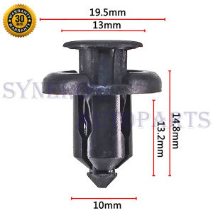 Kancing Klip Bemper Bumper Fender Mobil Honda Size L Panjang - 7707 10 PCS