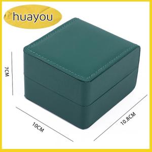 huayou กล่องเก็บนาฬิกา PU แบบเดี่ยวกล่องใส่โชว์นาฬิกาข้อมือที่ใส่นาฬิกาเครื่องประดับสำหรับเดินทางเป็นของขวัญสำหรับผู้ชาย