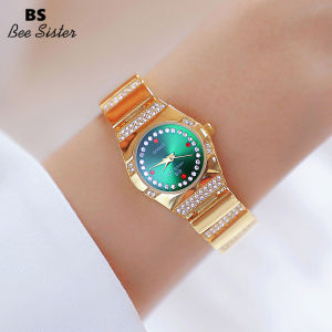 BS Bee Sister 1647 Bán Chạy Nhất Thời Trang Đồng Hồ Nữ Dây Đeo Bằng Thép Không Gỉ Giản Dị Đồng Hồ Thạch Anh Chống Nước Nữ Kim Cương Trang Nhã Đồng Hồ Đeo Tay Im Cương Giả Quà Tặng Cho Nữ